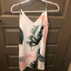 Short palm tree dress